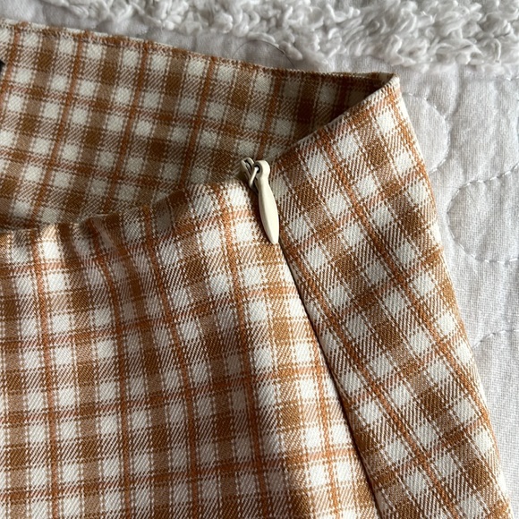 Plaid Pencil Mini Skirt - Picture 3 of 3